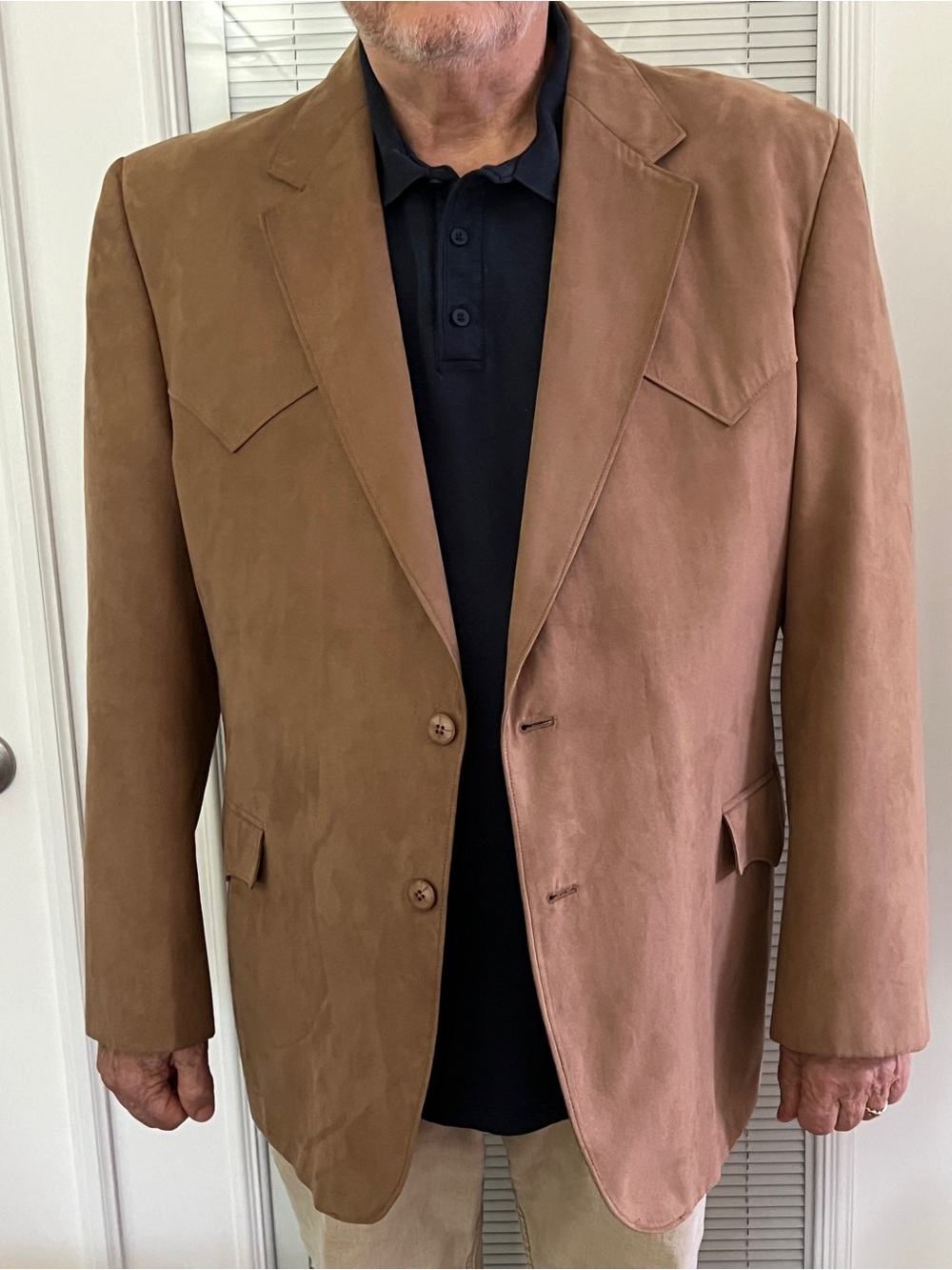 Western Microsuede Men’s Jacket  48R